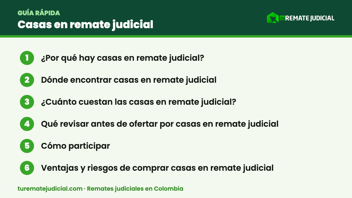 Infografía: casas en remate judicial – resumen